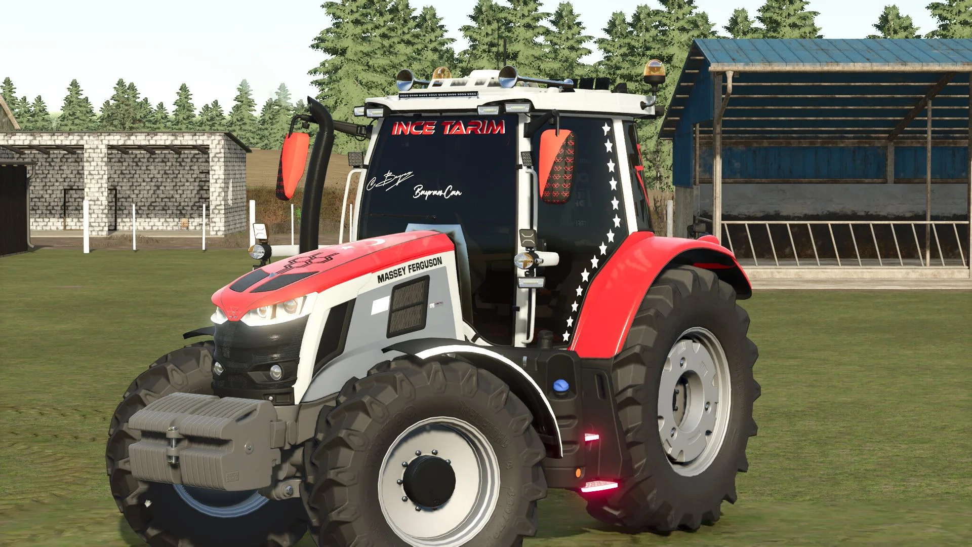 FS25 Massey Ferguson 6S Edit V1.0 Tractors Mod