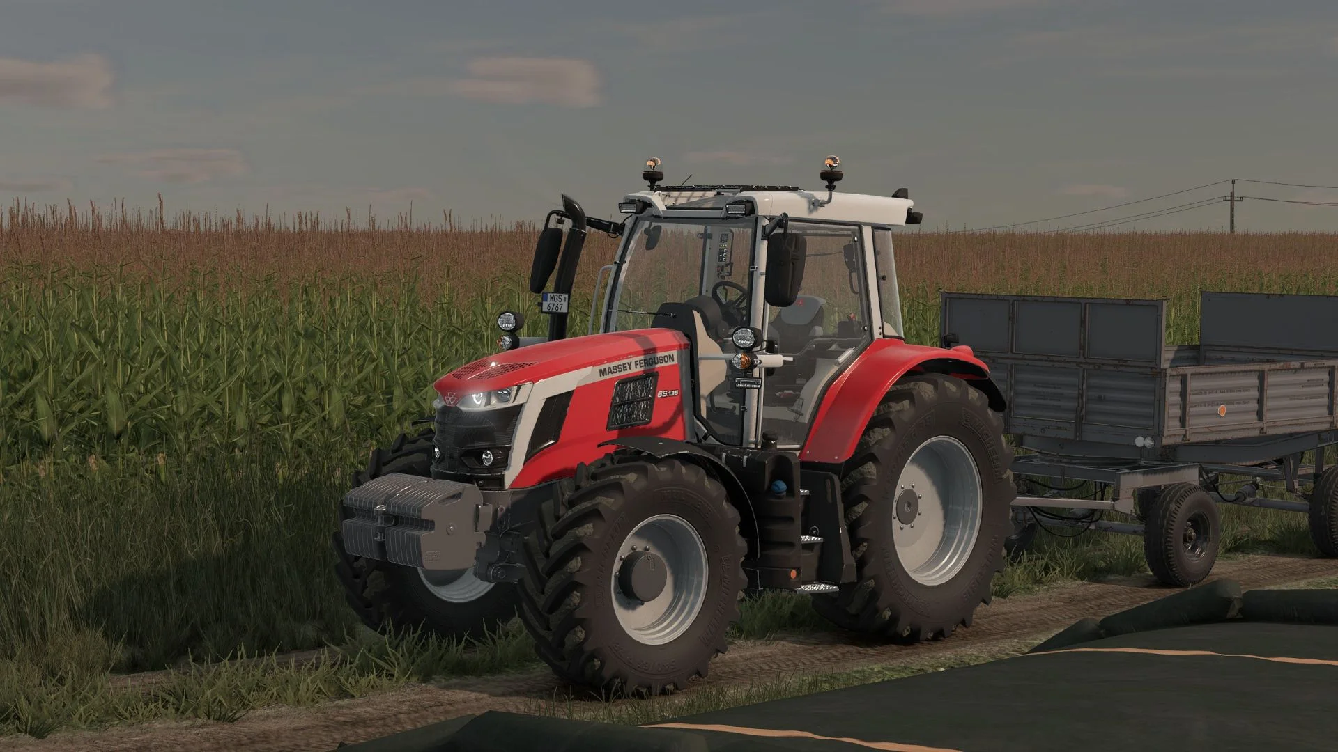 FS25 Massey Ferguson 6S V1.0 Tractors Mod