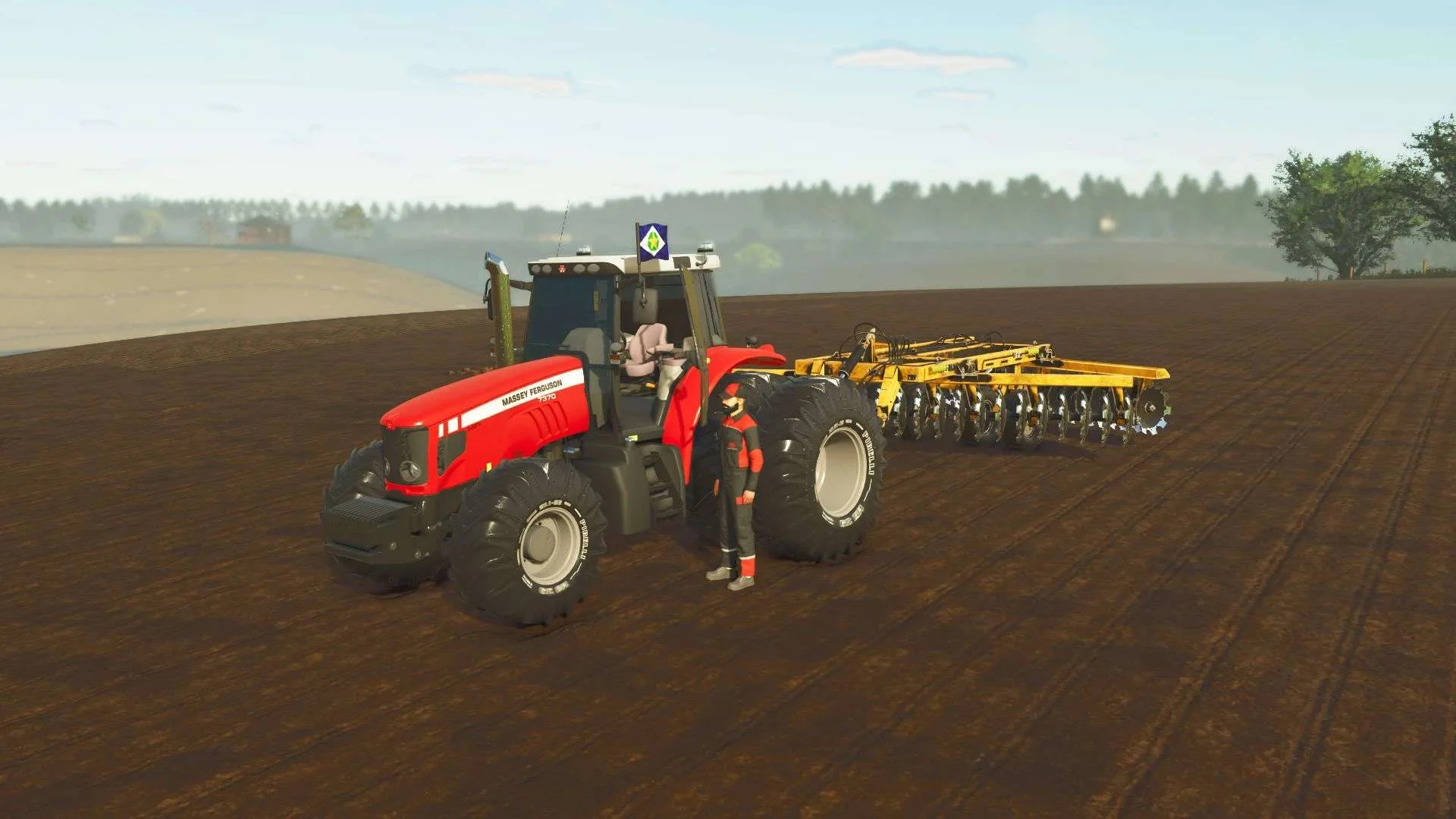 FS25 Massey Ferguson 7370 (6400-7370 Series) V1.7.1 Tractors Mod FS25 Mod Free Download