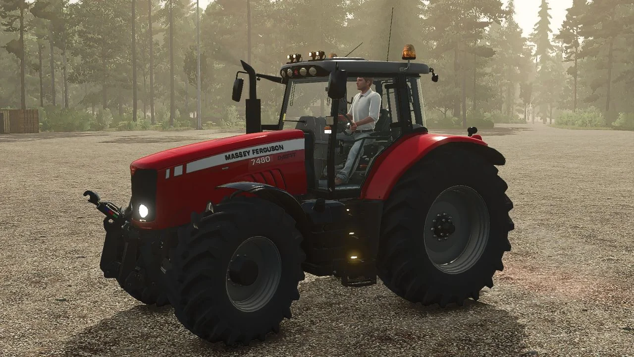 FS25 Massey Ferguson 7400 Edit V1.0 Tractors Mod FS25 Mod Free Download