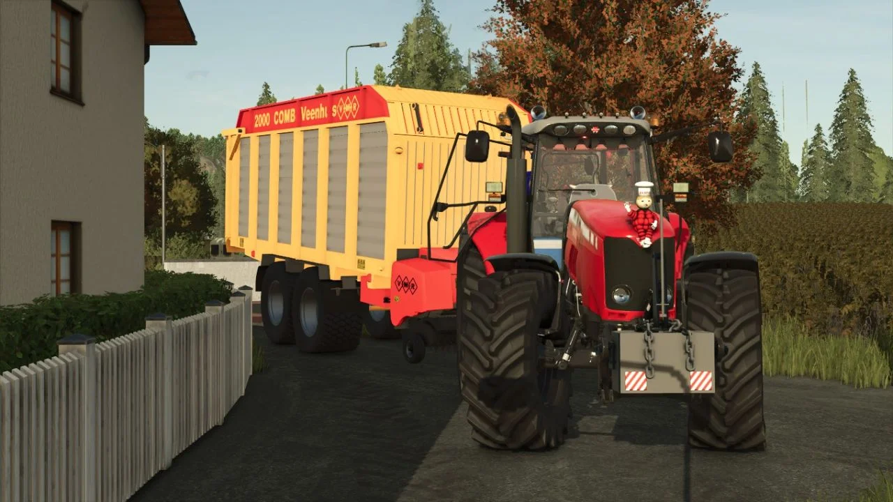 FS25 Massey Ferguson 7400 Series Edit V1.0 Tractors Mod FS25 Mod Free Download