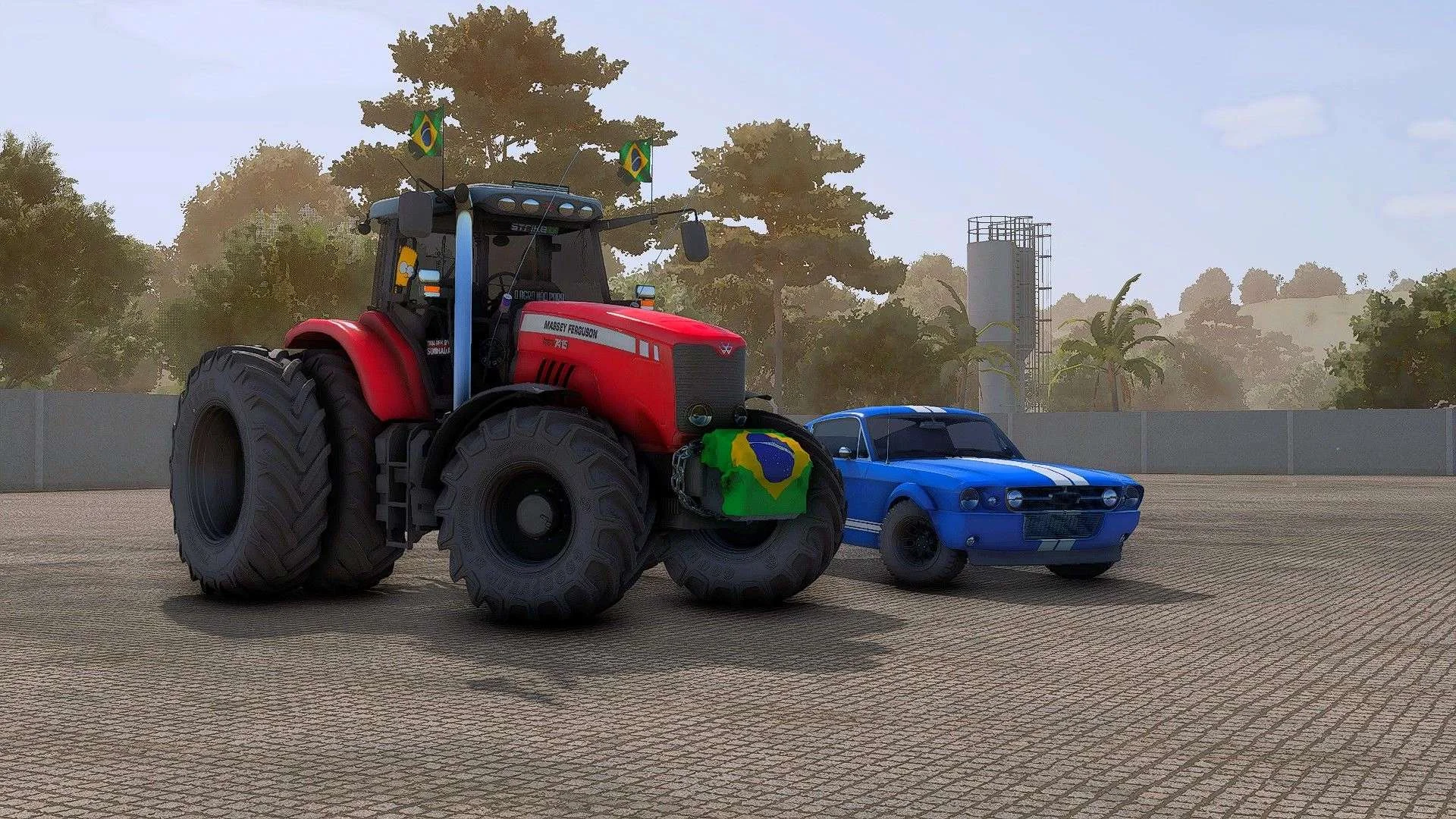 FS25 Massey Ferguson 7415 BR v1.0 Tractors Mod FS25 Mod Free Download