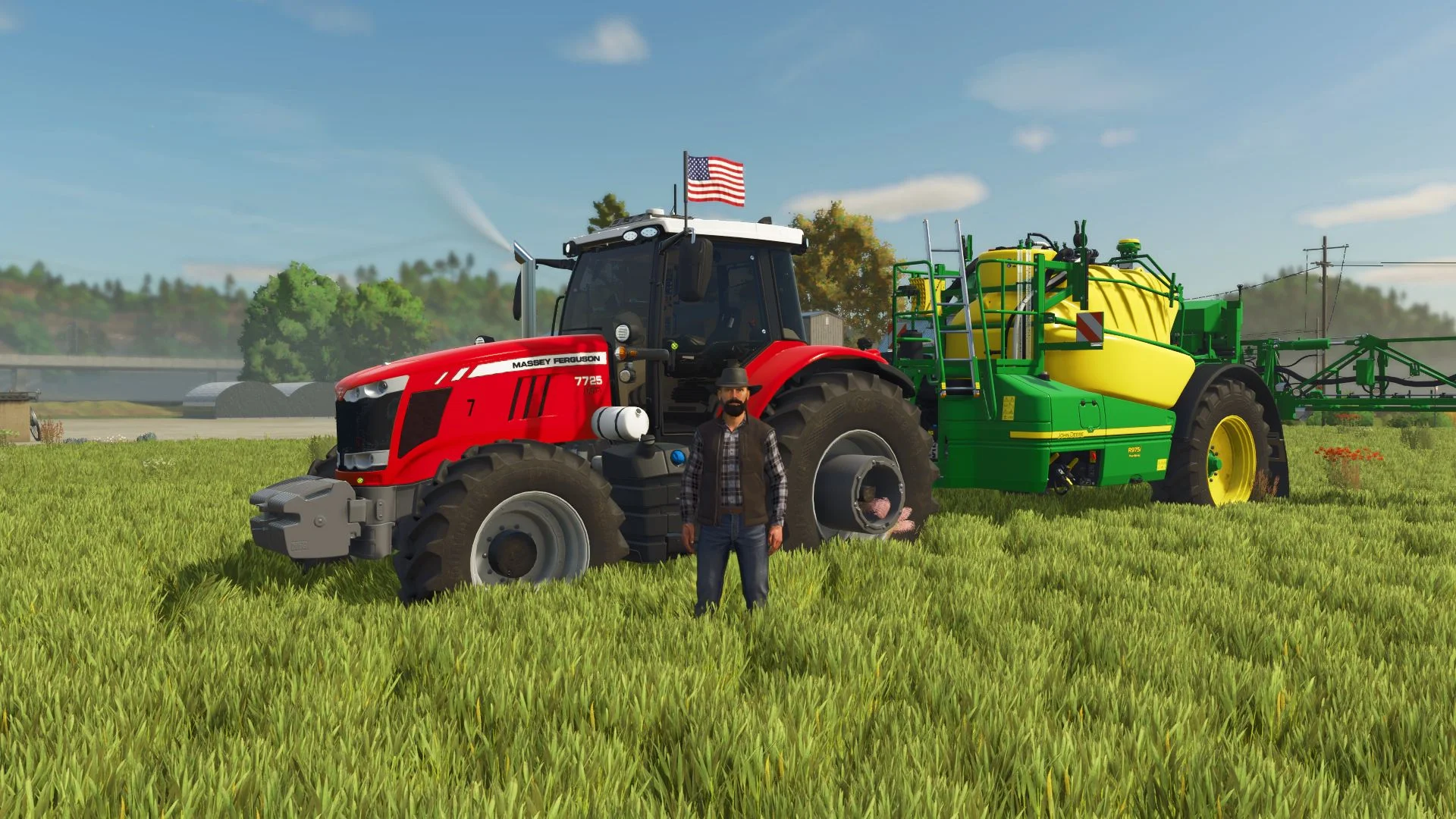 FS25 Massey Ferguson 7700 South America Series V2.2.1 Tractors Mod