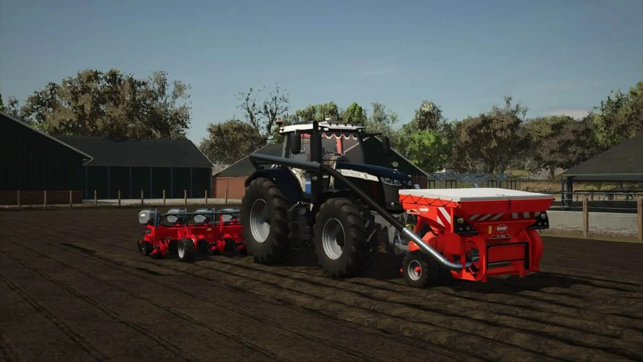 FS25 Massey Ferguson 7720S Black Edit v1.0 Tractors Mod FS25 Mod Free Download