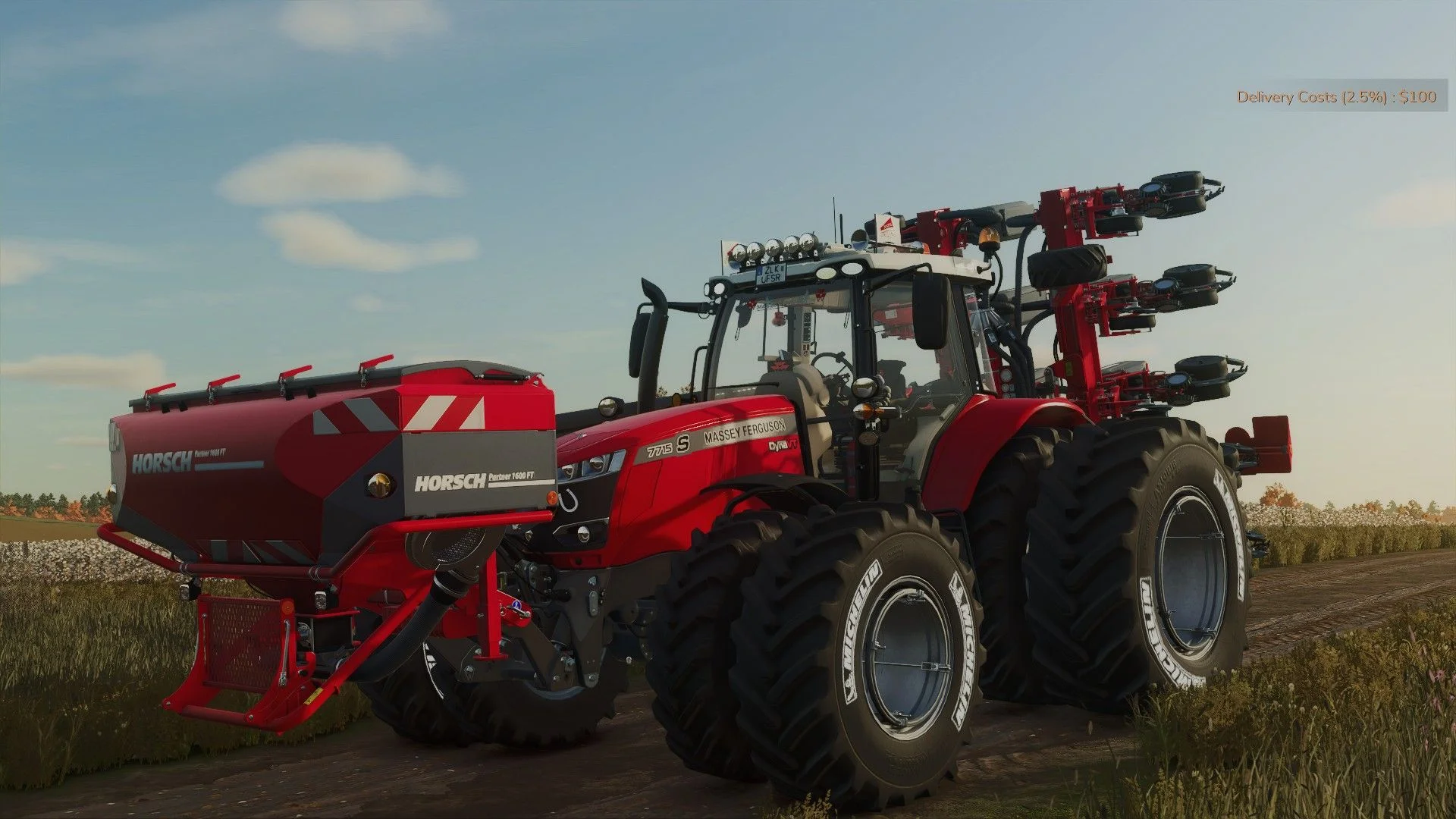 FS25 Massey Ferguson 7720S Modfied v1.0 Tractors Mod FS25 Mod Free Download