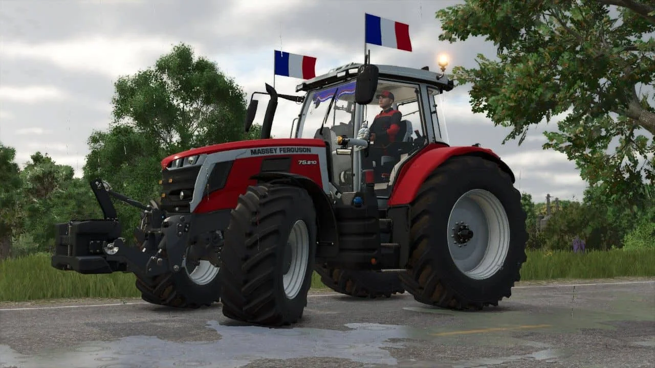 FS25 Massey Ferguson 7S Edit V1.0 Tractors Mod FS25 Mod Free Download