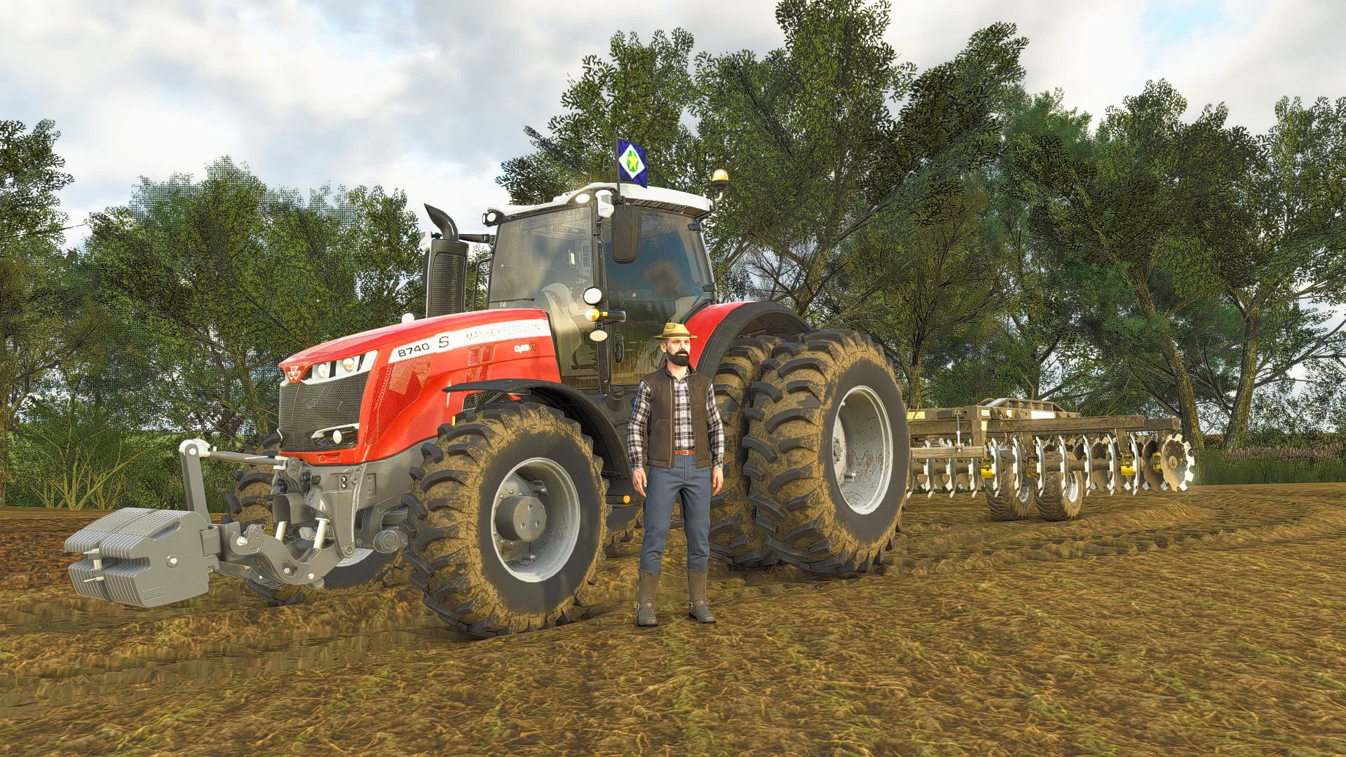 FS25 Massey Ferguson 8700S (South America Series) V2.2.0.1 Tractors Mod