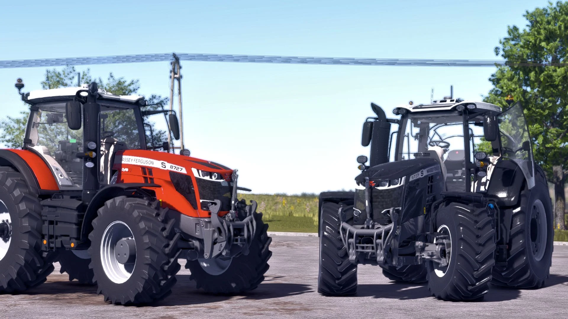 FS25 Massey Ferguson 8700S V1.2 Tractors Mod