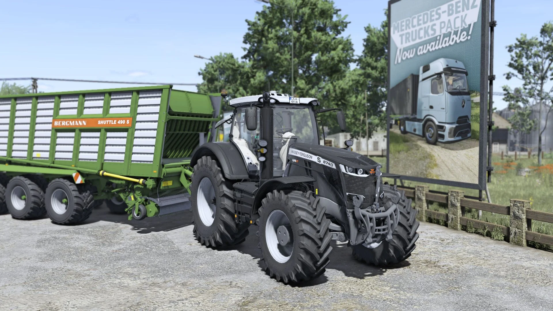 FS25 Massey Ferguson 8700S V1.3 Tractors Mod
