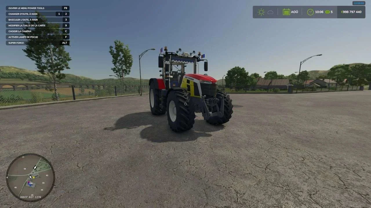 FS25 Massey Ferguson 8S v1.0.0.1 Tractors Mod FS25 Mod Free Download
