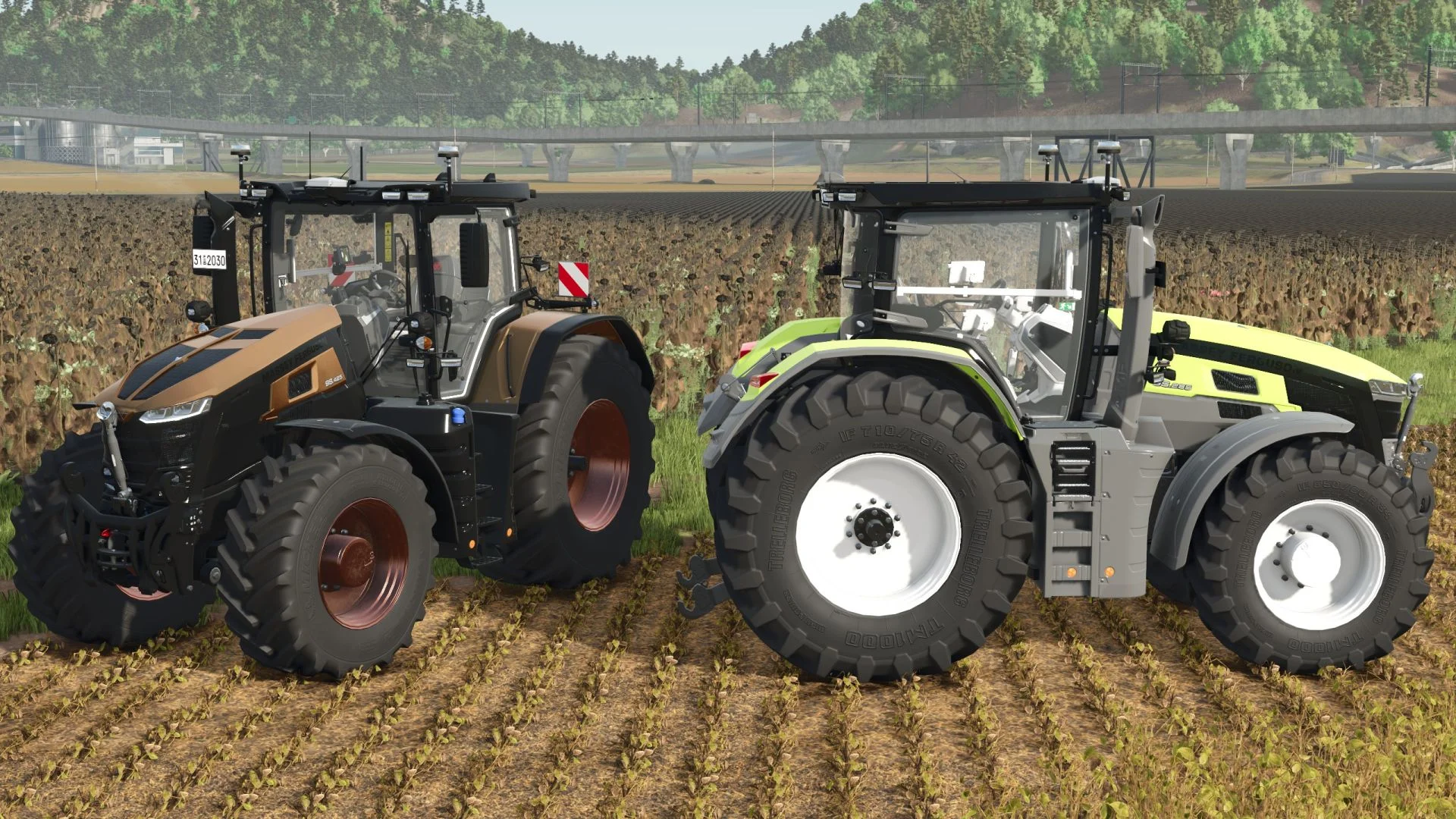 FS25 Massey Ferguson 9S MTSH V1.1 Tractors Mod FS25 Mod Free Download