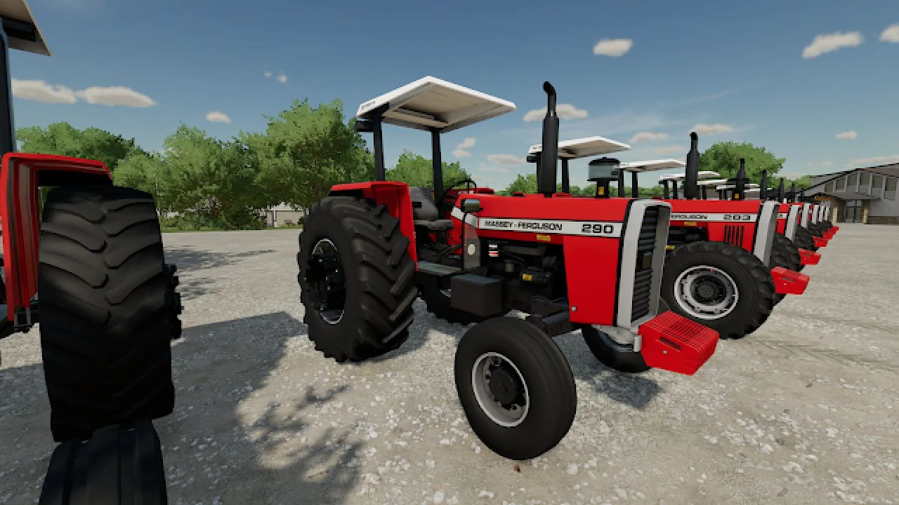 FS25 Massey Ferguson Pack Series V1.0 Tractors Mod FS25 Mod Free Download