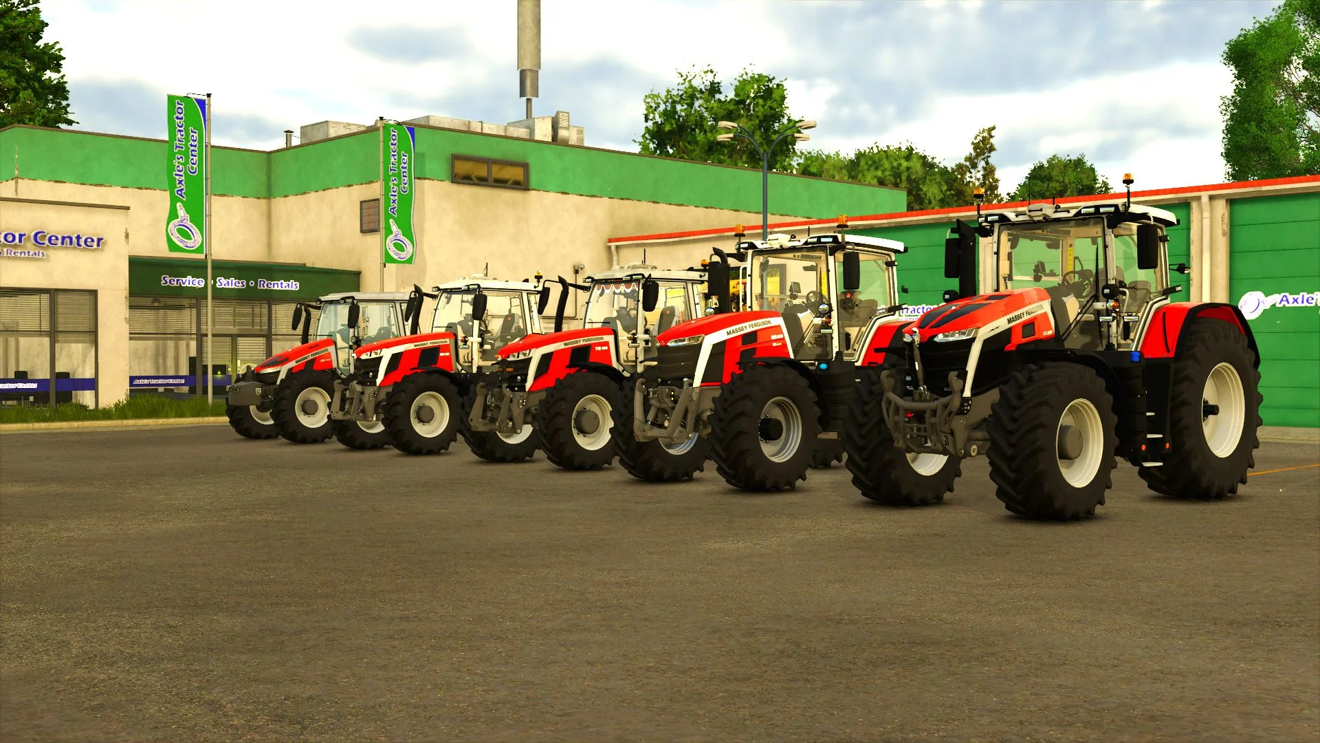 FS25 Massey Ferguson S Pack V1.0 Tractors Mod FS25 Mod Free Download