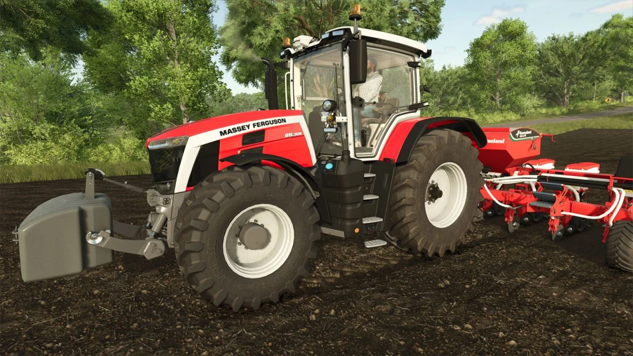 FS25 Massey Ferguson Series 8S V1.0 Tractors Mod FS25 Mod Free Download