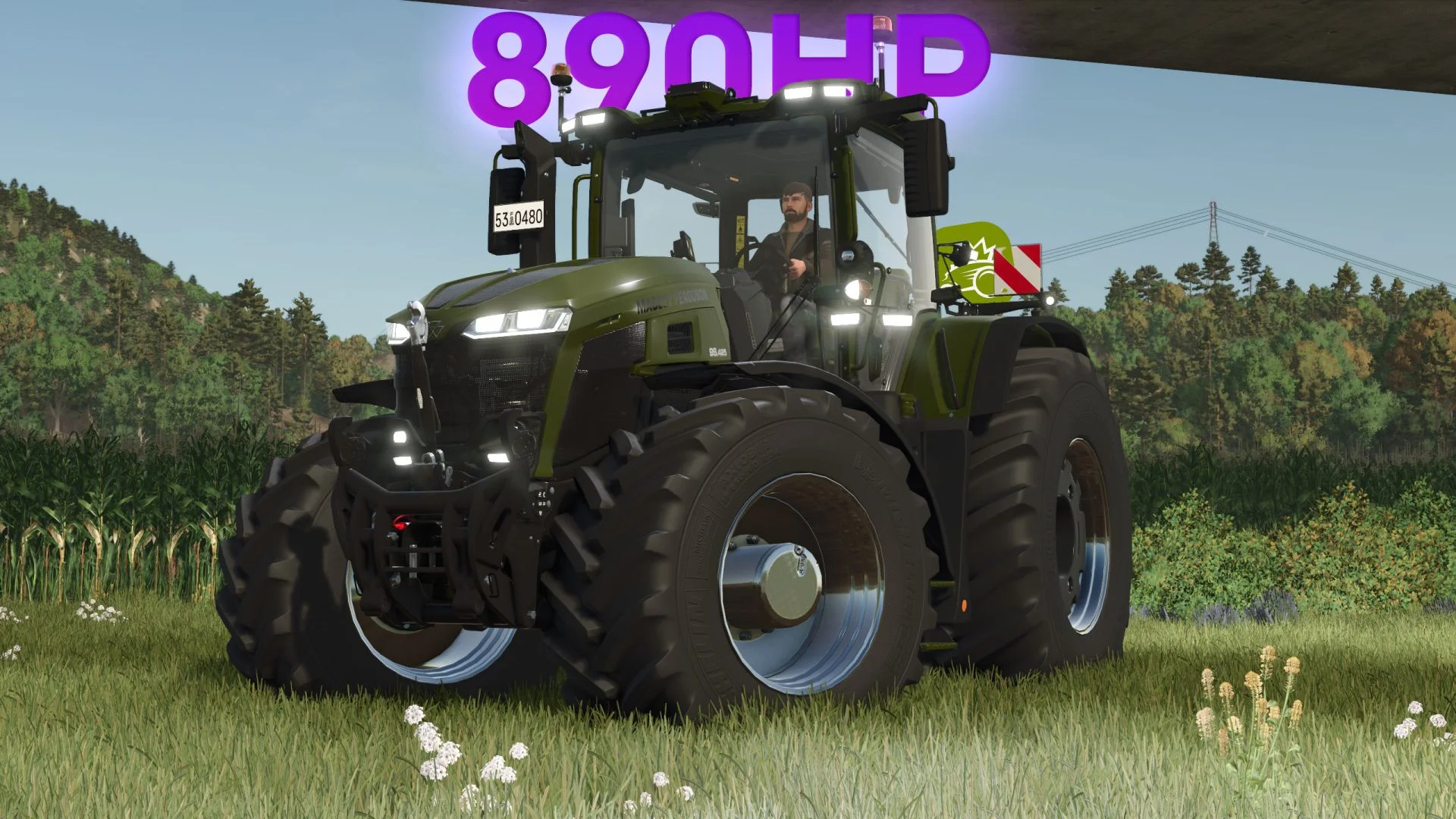 FS25 Massey Fergusson 9S 850hp V1.0.5 Tractors Mod