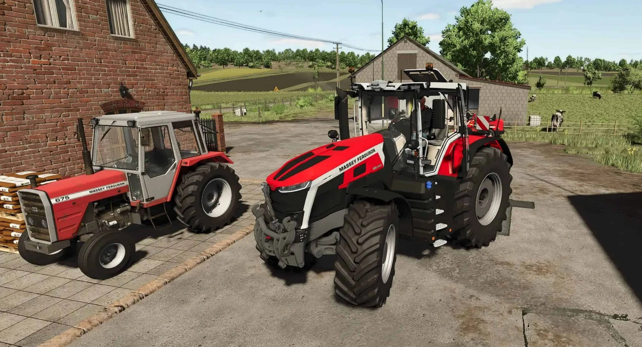 FS25 Massey Fergusson Series 9 V1.0 Tractors Mod FS25 Mod Free Download