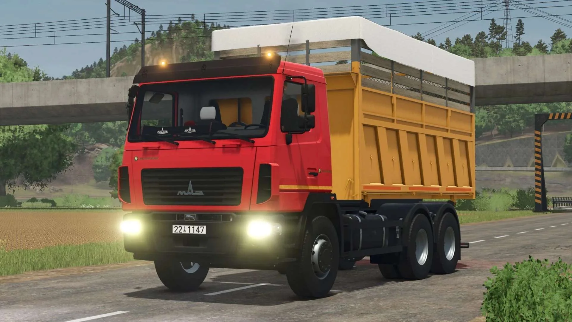 FS25 MAZ 6501V9 v1.0 Tractors Mod FS25 Mod Free Download