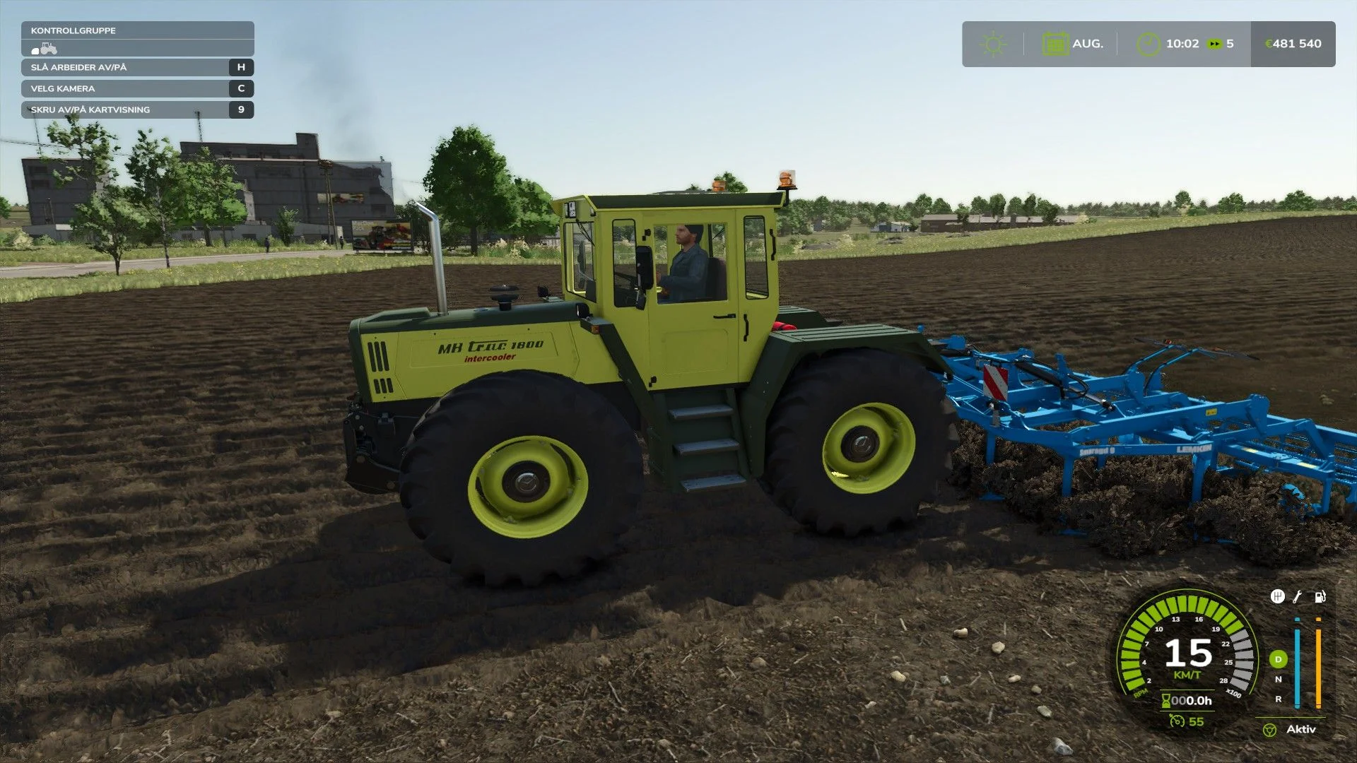 FS25 MB Trac 1800 240hp V1.0 Tractors Mod FS25 Mod Free Download