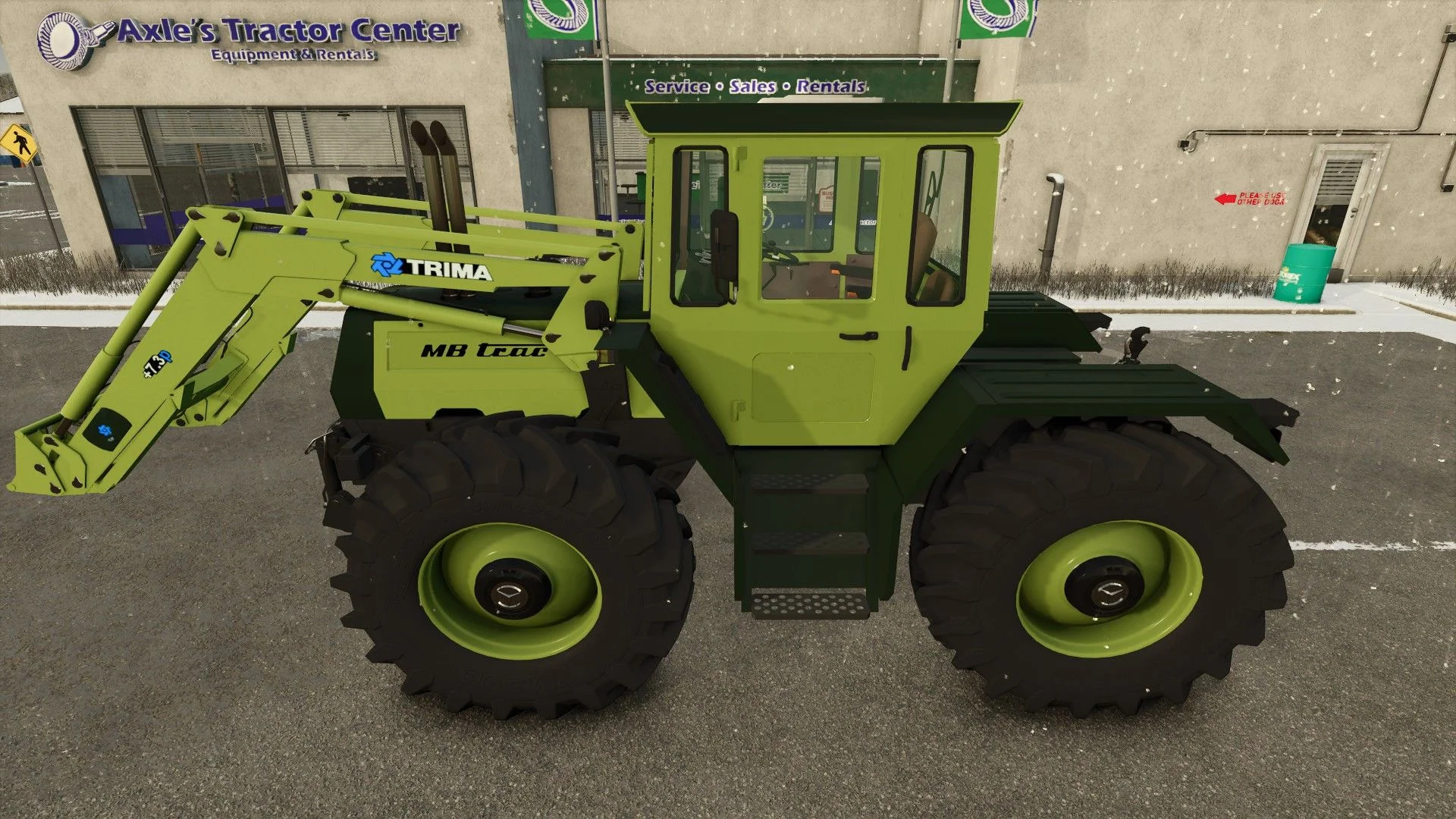 FS25 MB Trac Knickhaube V1.0.0.1 Tractors Mod FS25 Mod Free Download