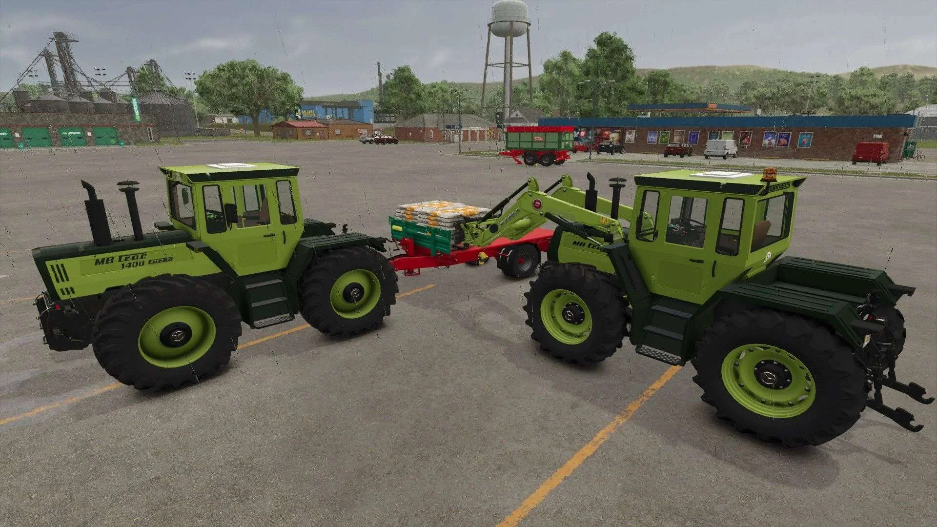 FS25 MB Trac Knickhaube v1.0 Tractors Mod FS25 Mod Free Download