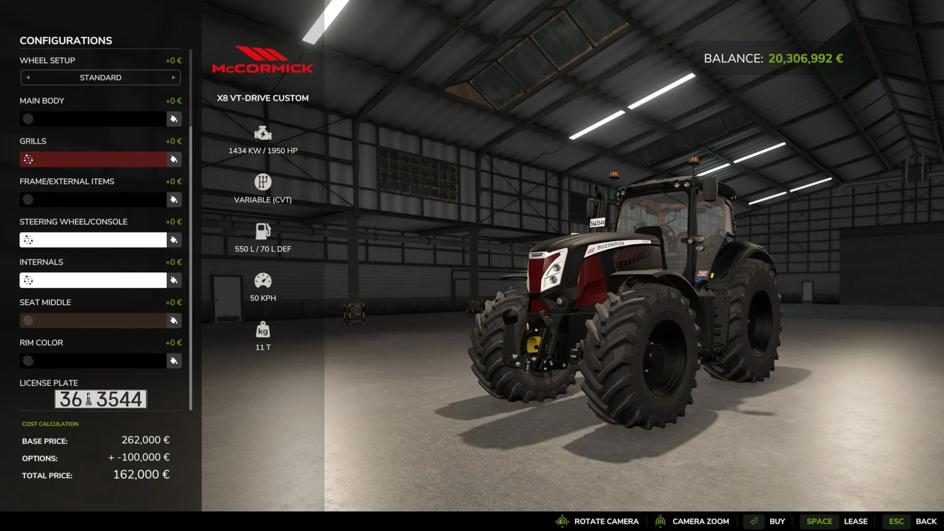 FS25 McCormick X8 VT-Drive Edit V1.0.0.2 Tractors Mod FS25 Mod Free Download