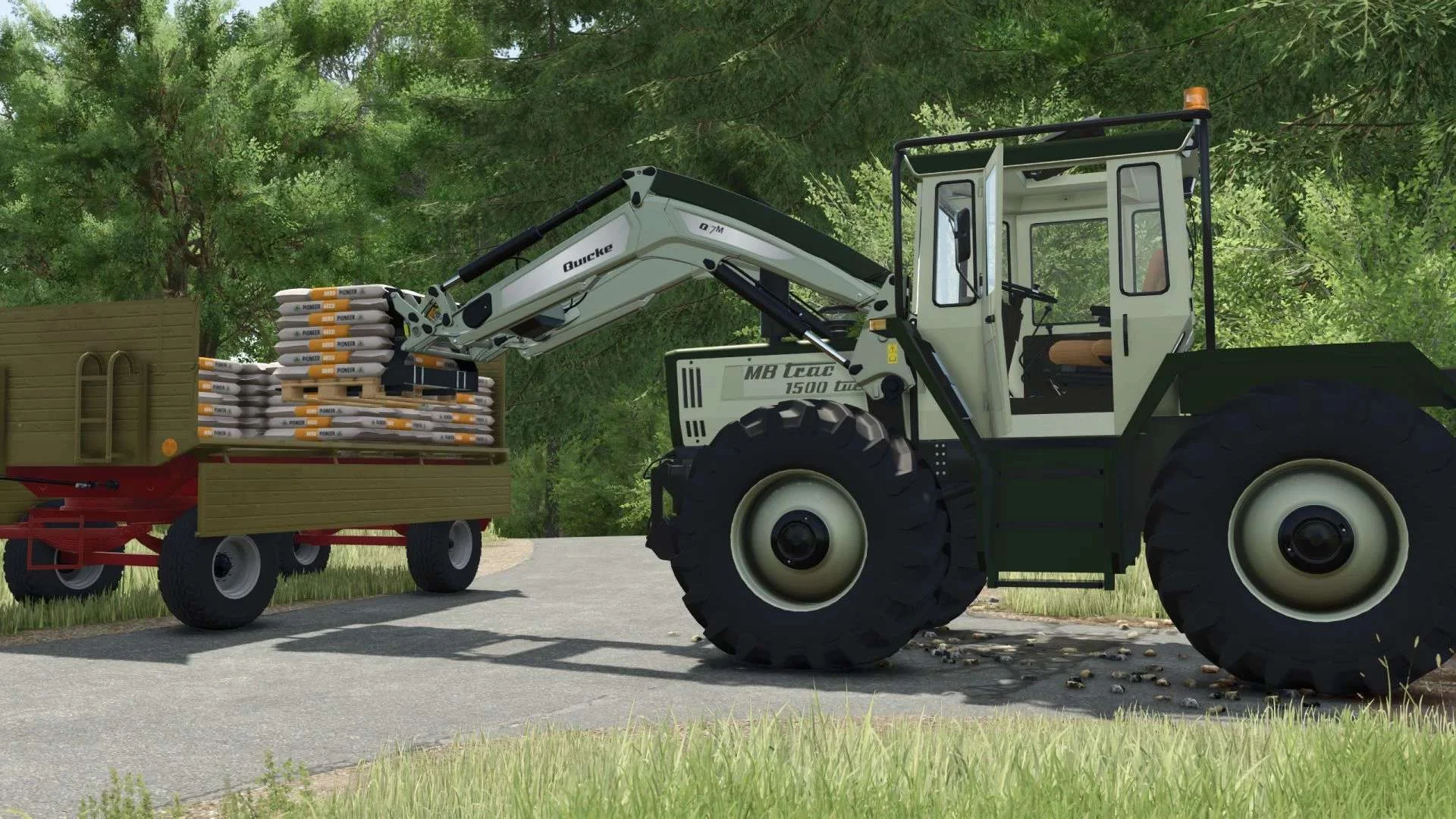 FS25 Mercedes Benz MB Trac 1100 – 1800 v1.0.0.4 Tractors Mod FS25 Mod Free Download