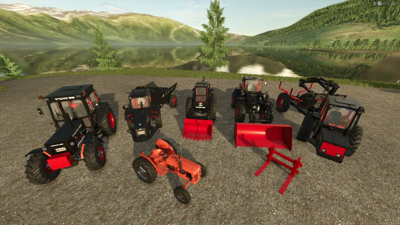FS25 MrB Volvo Pack Edit V1.0 Tractors Mod FS25 Mod Free Download