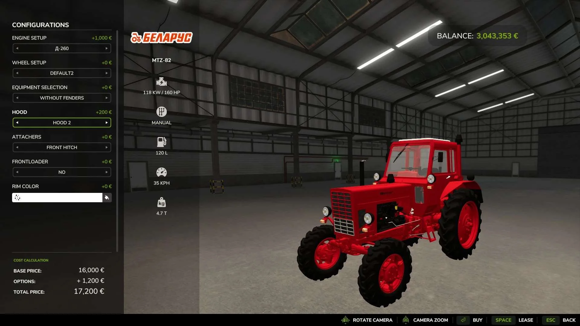 FS25 MTZ 82 Small Cab v1.0 Tractors Mod FS25 Mod Free Download