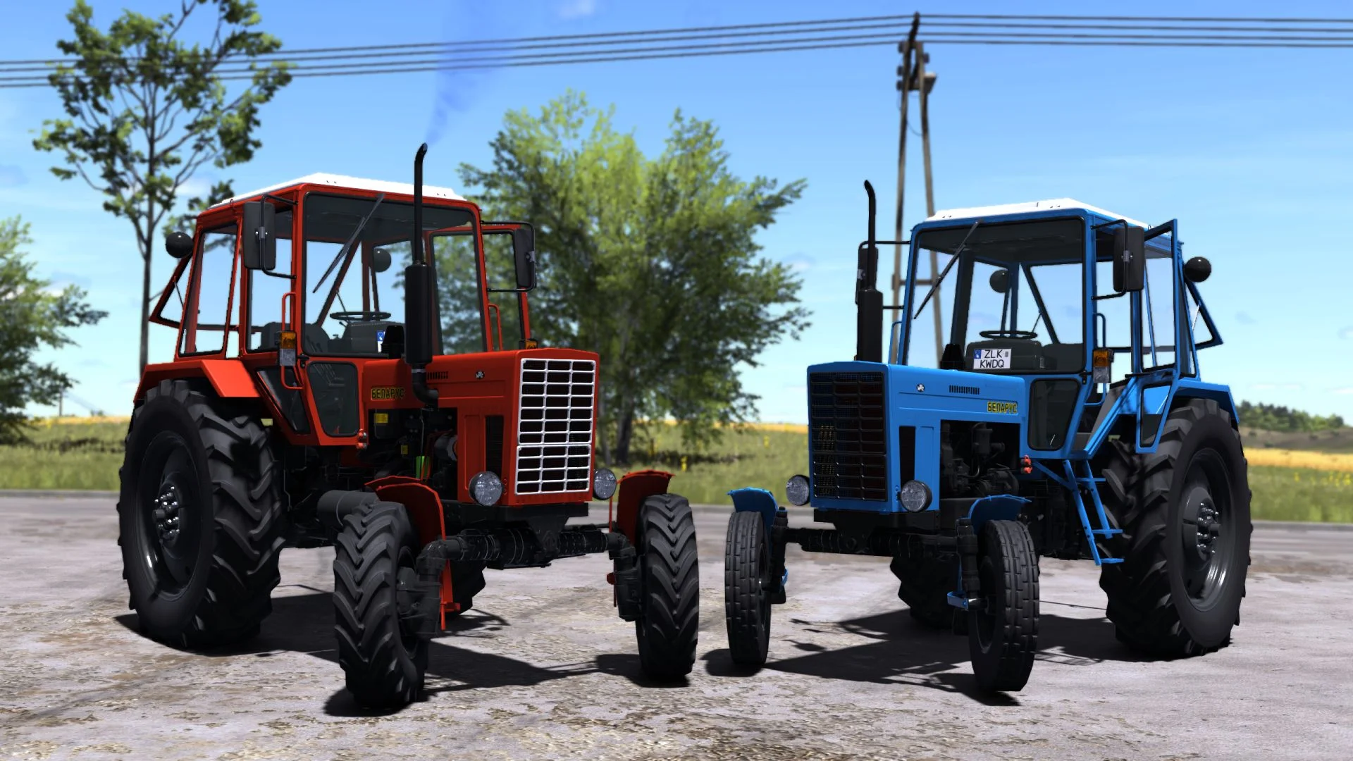 FS25 MTZ 82 UK V1.0 Tractors Mod FS25 Mod Free Download