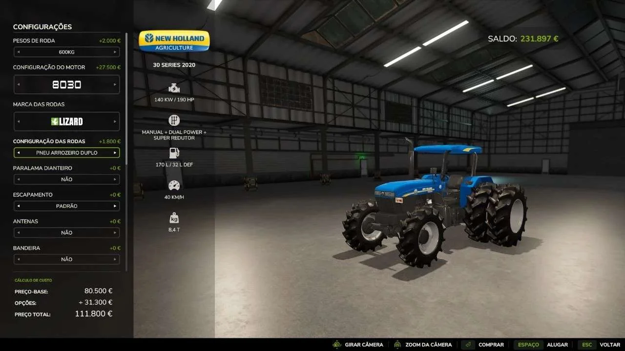 FS25 New Holland 30 Series 2020 v1.0.1 Tractors Mod FS25 Mod Free Download