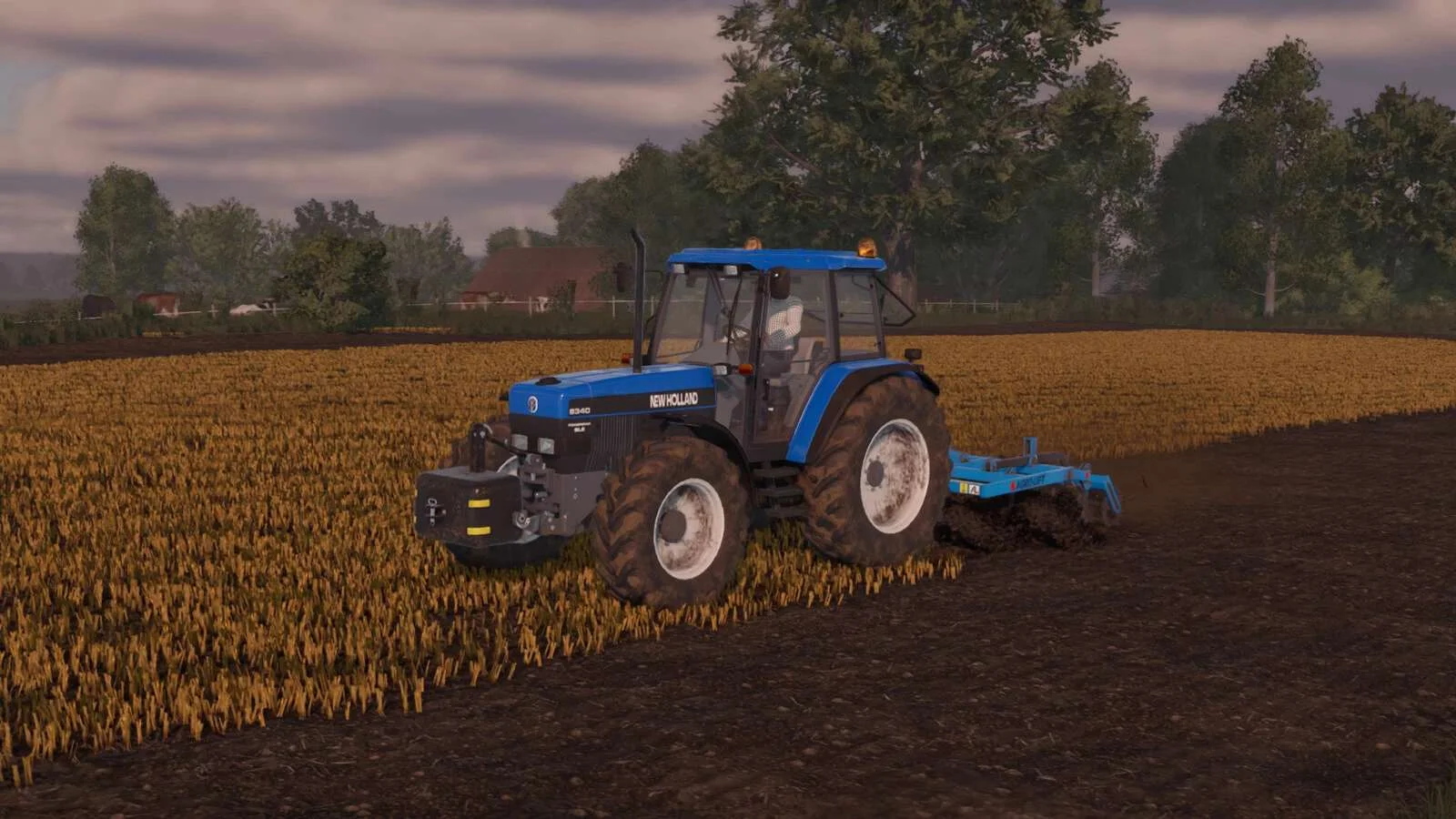FS25 New Holland 8340 v1.0.0.1 Tractors Mod