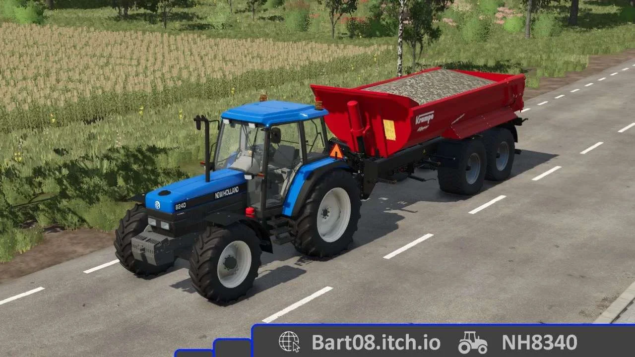 FS25 New Holland 8340 v3.0 Tractors Mod FS25 Mod Free Download