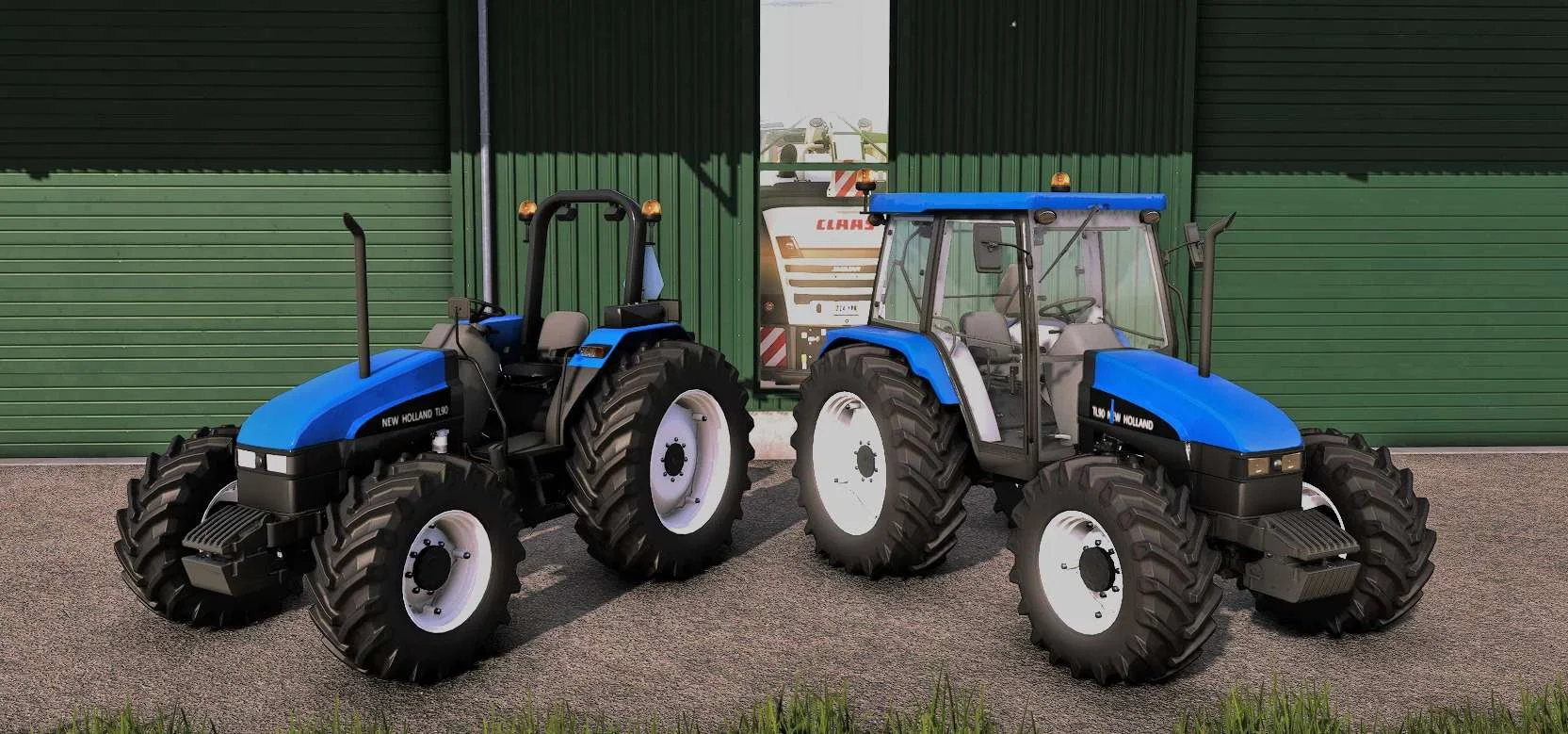 FS25 New Holland pack TL90 v1.0.0.1 Tractors Mod FS25 Mod Free Download