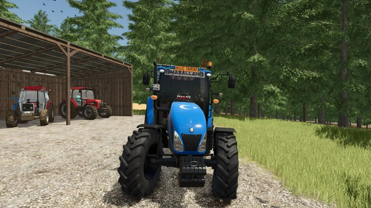 FS25 New Holland T4 EZINELI V1.0 Tractors Mod