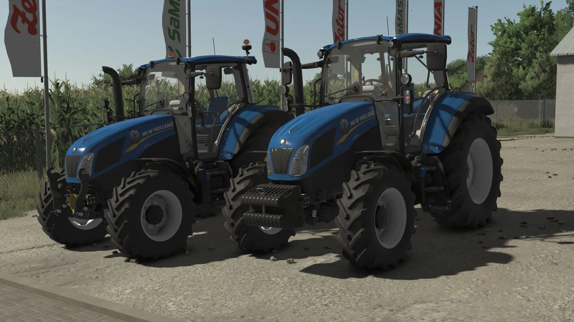 FS25 New Holland T5 Utility Pack V1.0 Tractors Mod