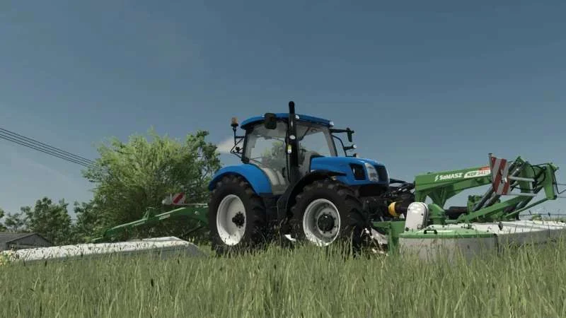 FS25 New Holland T6 2012 v1.0 Tractors Mod FS25 Mod Free Download