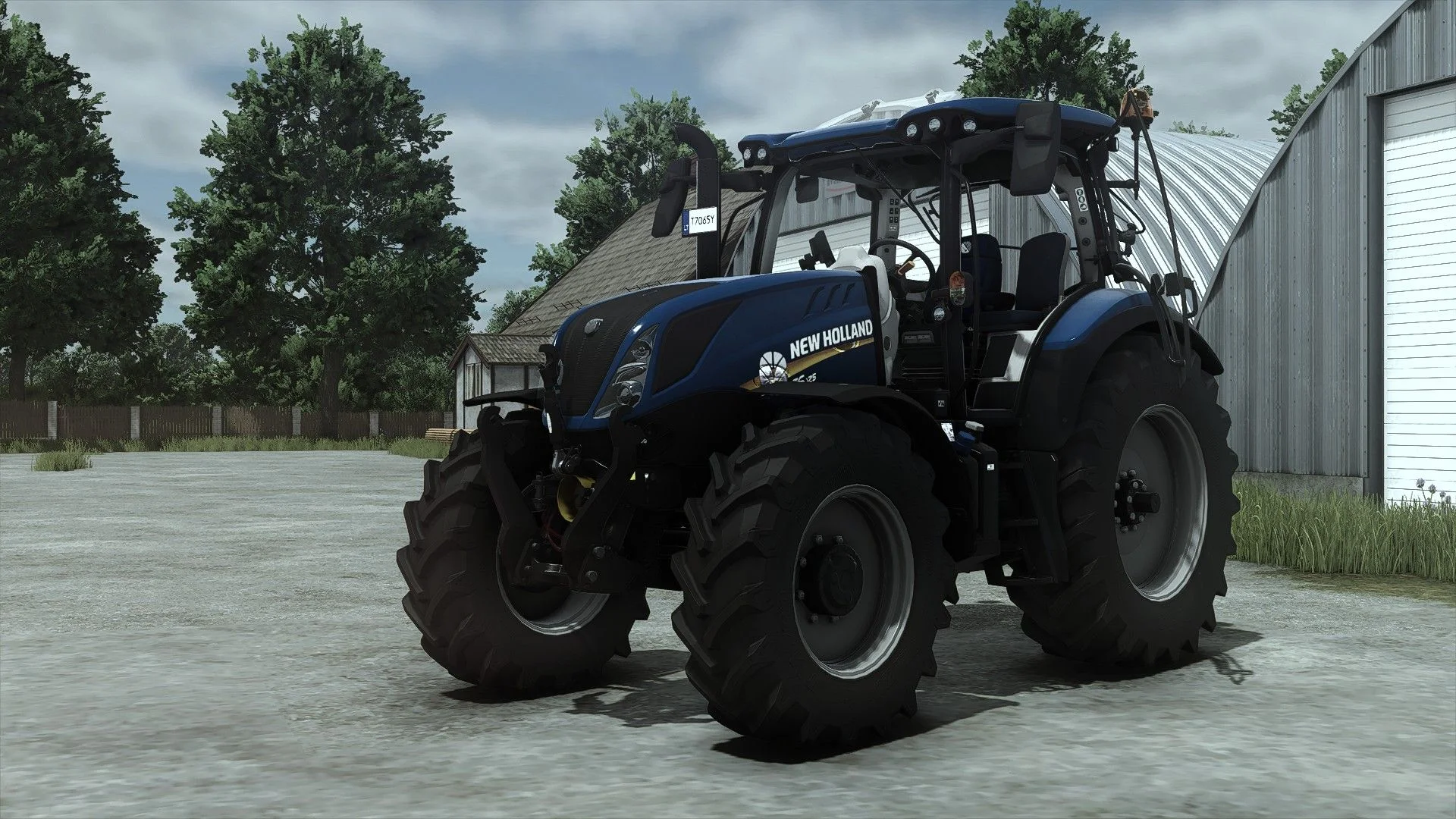 FS25 New Holland T6 2018 v1.0 Tractors Mod FS25 Mod Free Download