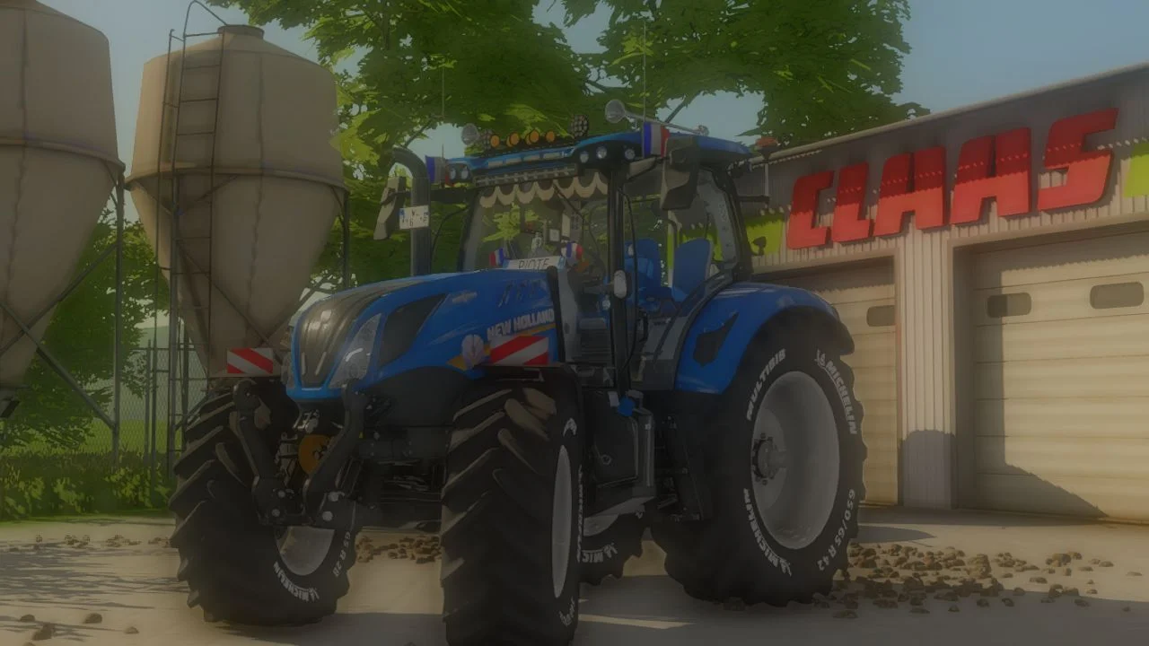 FS25 New Holland T6 Edit v1.0 Tractors Mod FS25 Mod Free Download