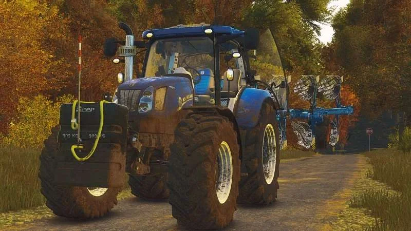 FS25 New Holland T6 IC better sound v1.3 Tractors Mod FS25 Mod Free Download