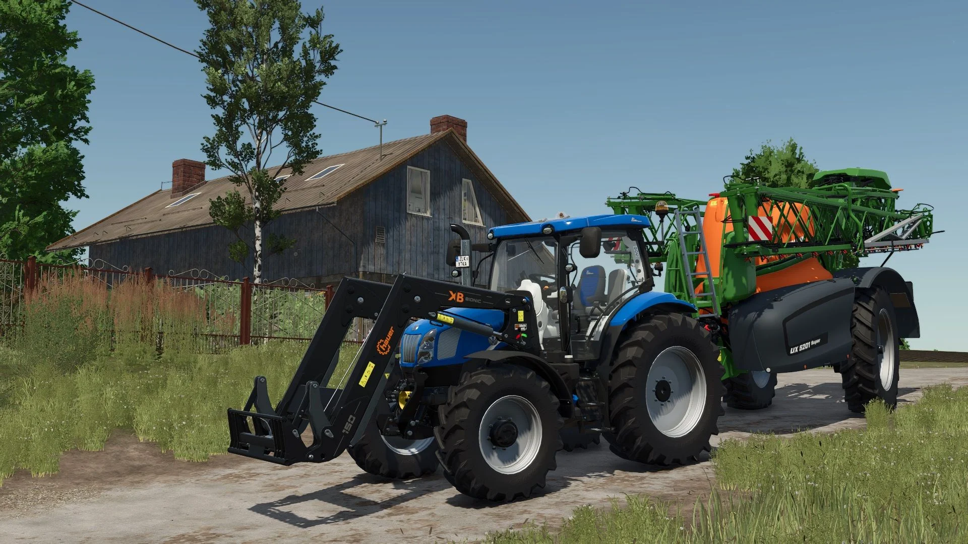 FS25 New Holland T6 Tier 4A v1.0 Tractors Mod FS25 Mod Free Download