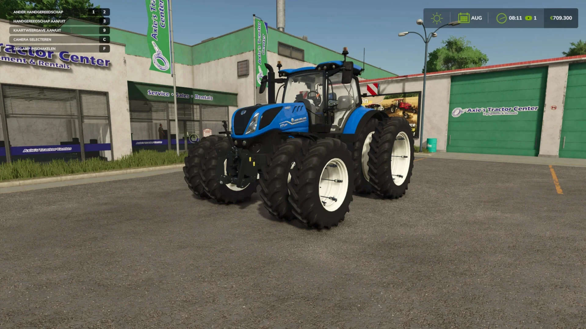FS25 New Holland T7 (extra horsepower) V1.0 Tractors Mod FS25 Mod Free Download
