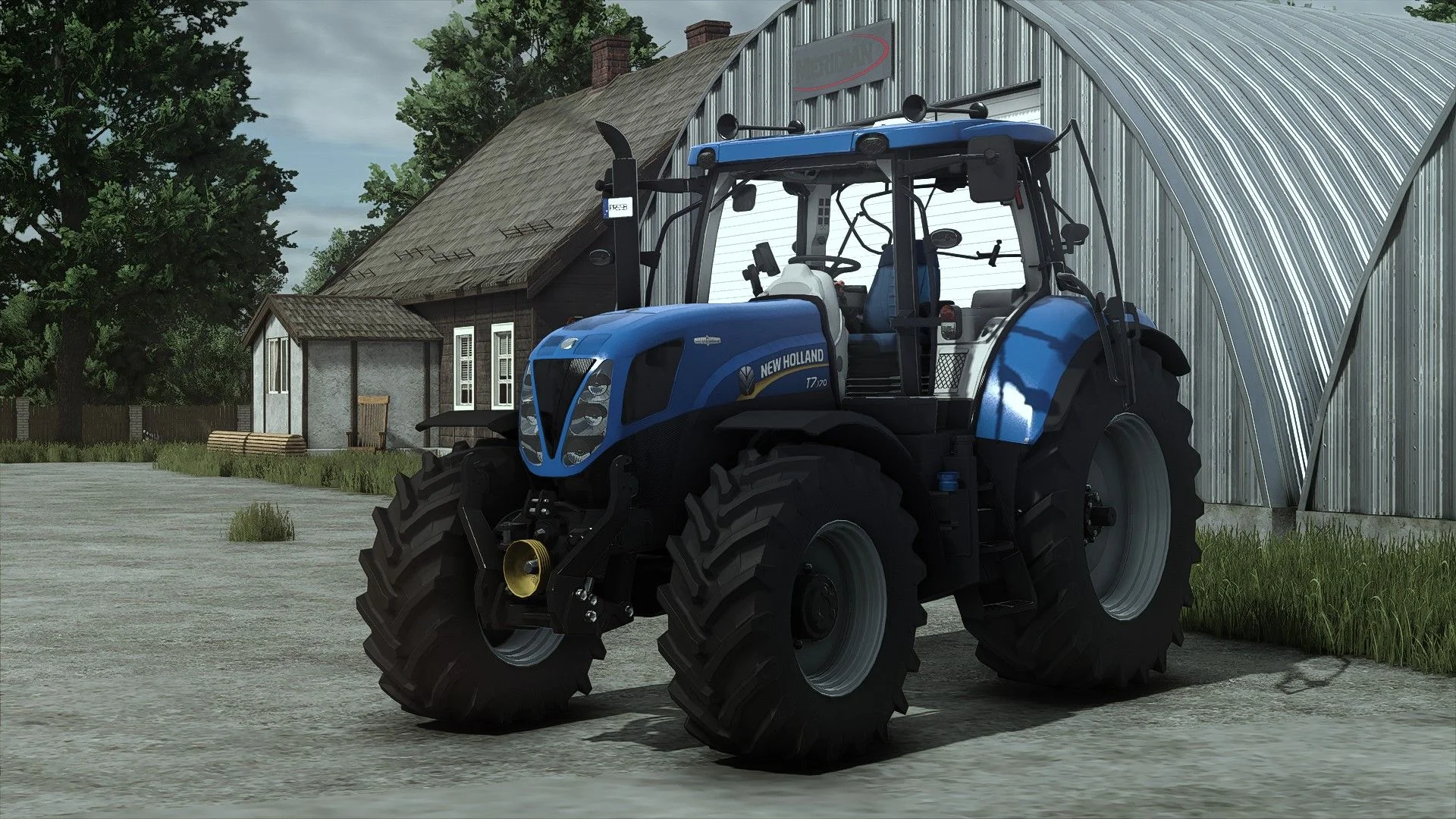 FS25 New Holland T7 2011 OpenPipe V1.0.0.2 Tractors Mod