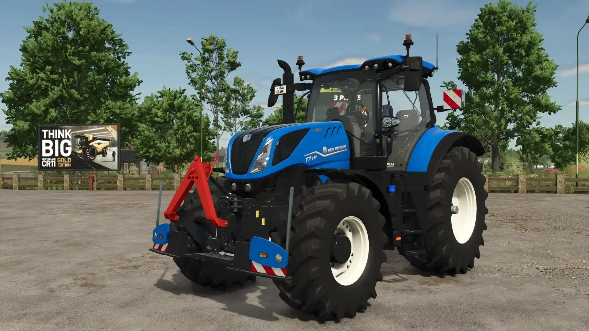 FS25 NEW HOLLAND T7 Agribumper V1.0.0.1 Tractors Mod FS25 Mod Free Download