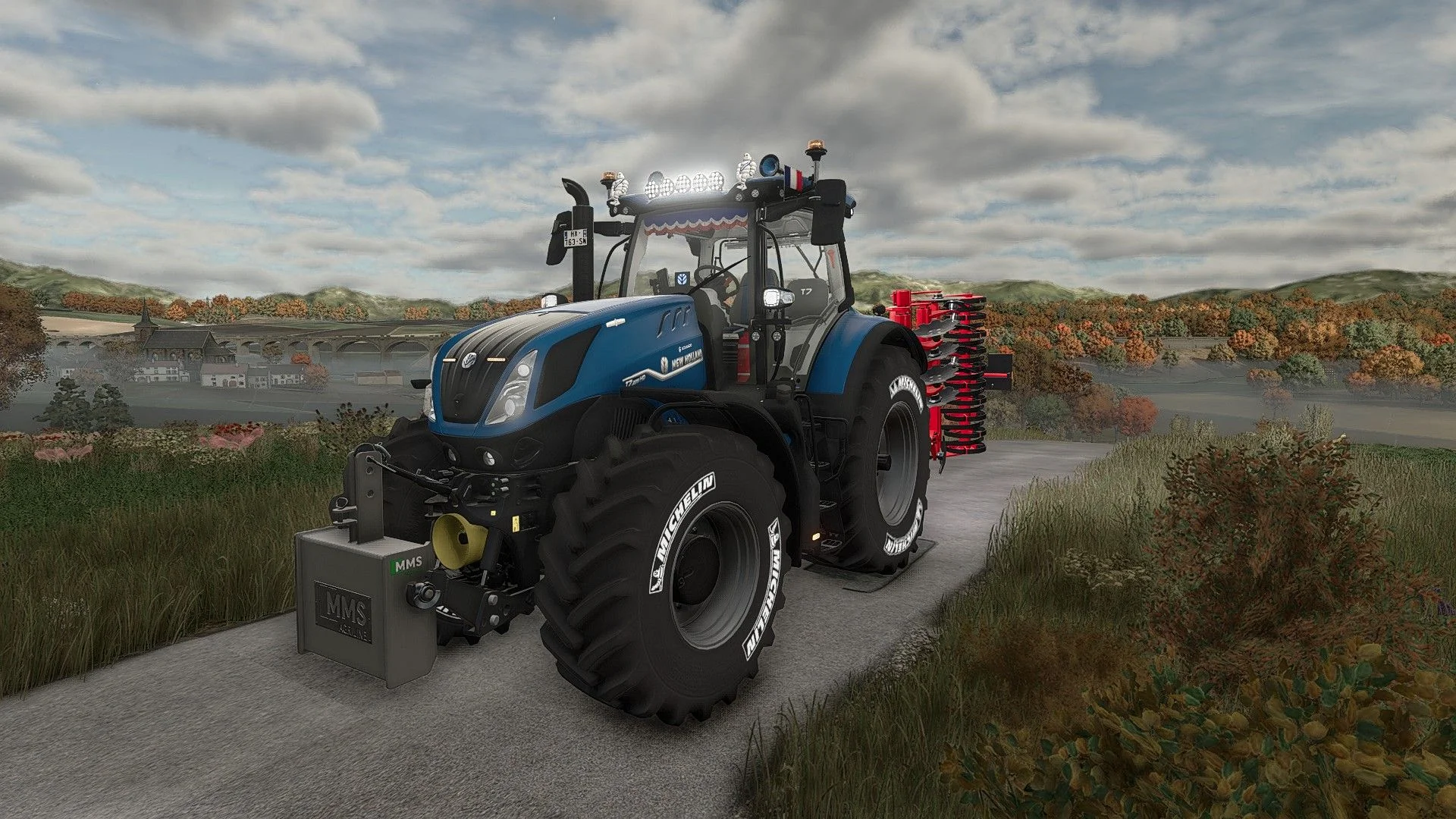FS25 New Holland T7 HD Edit V1.0 Tractors Mod FS25 Mod Free Download