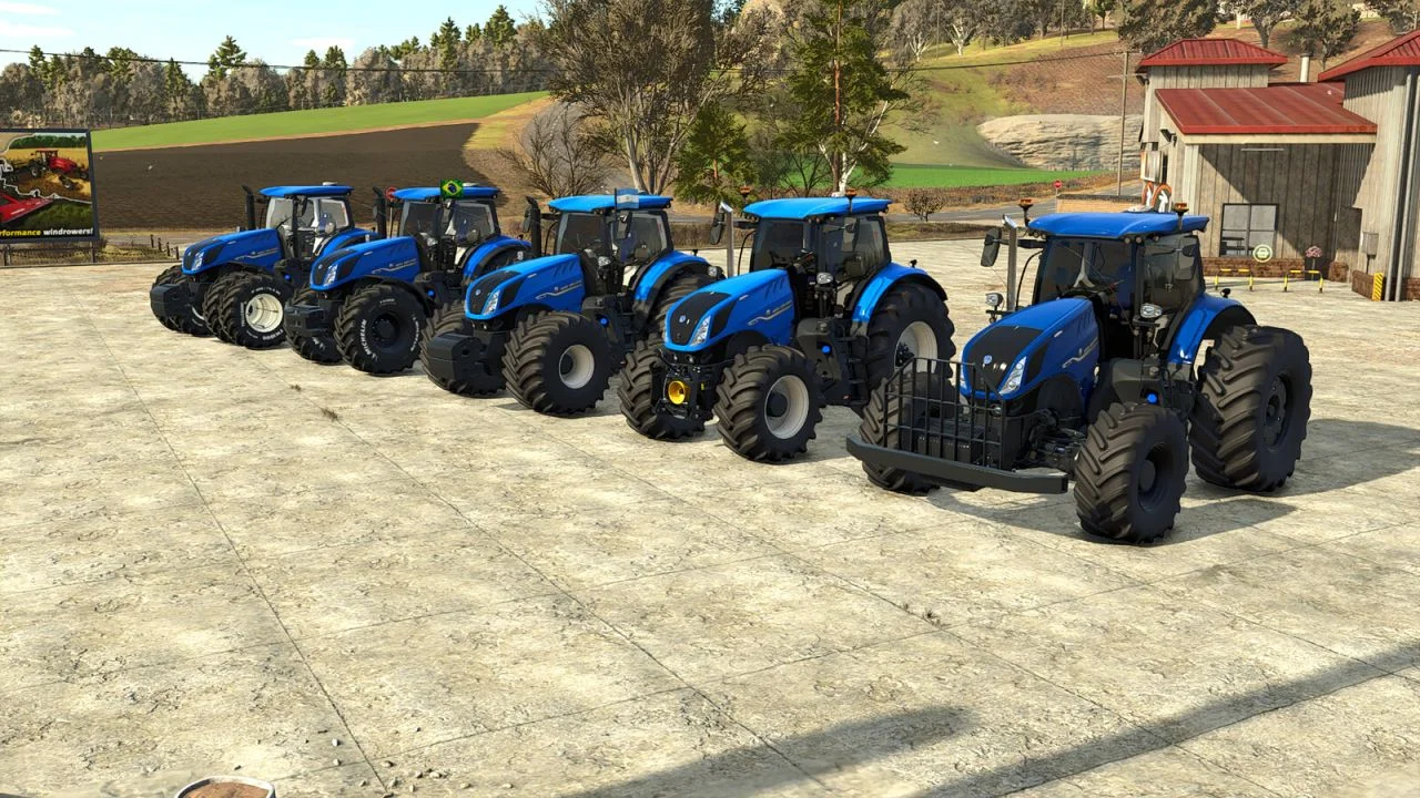 FS25 New Holland T7 HD Edition V1.0 Tractors Mod FS25 Mod Free Download