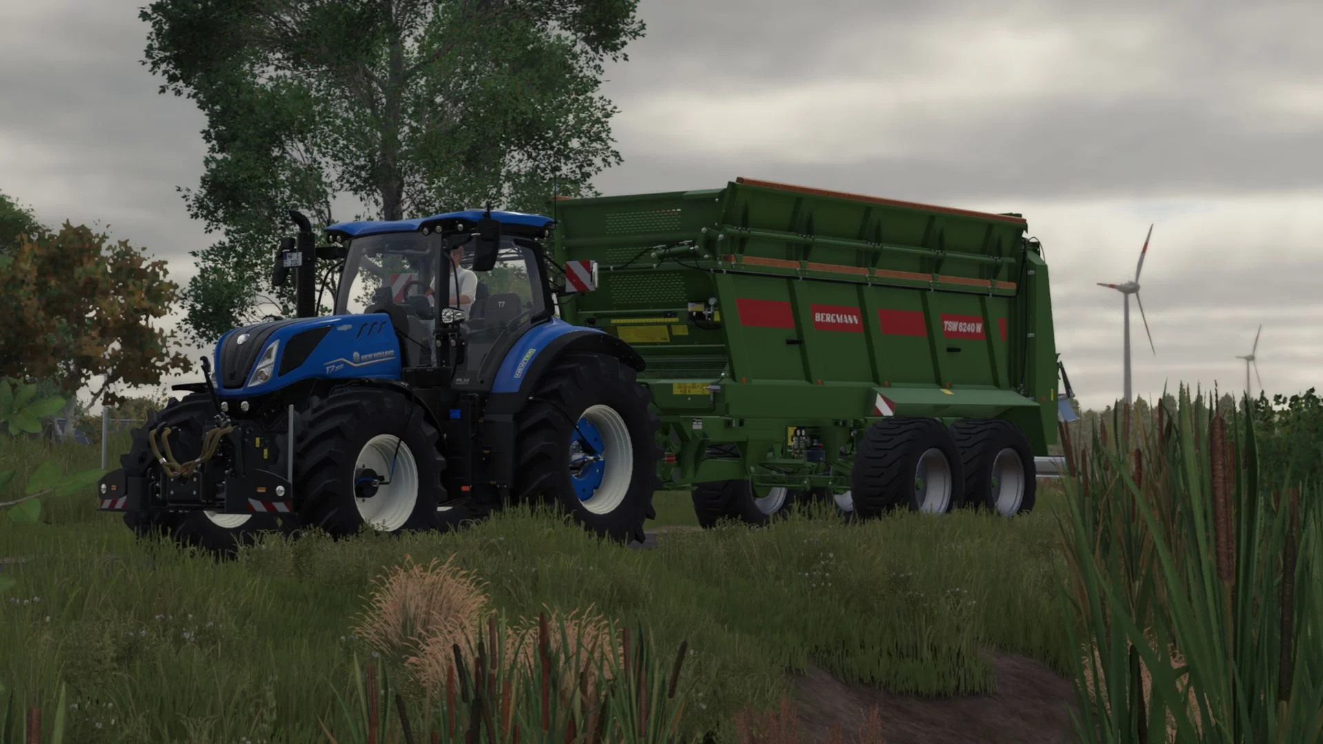 FS25 New Holland T7 LWB PLMI V1.0.0.6 Tractors Mod FS25 Mod Free Download