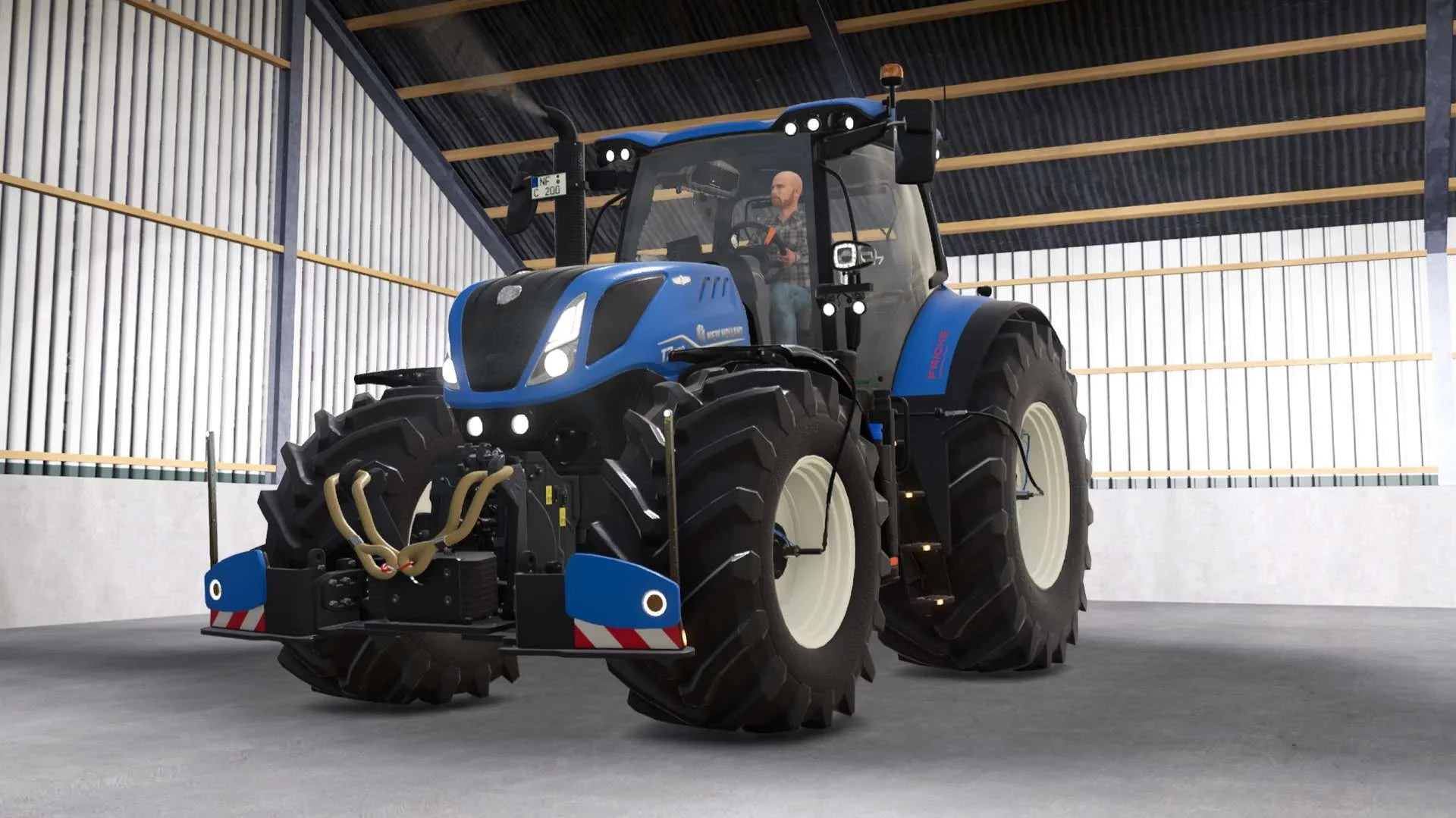 FS25 New Holland T7 LWB PLMI v1.0.0.9 Tractors Mod FS25 Mod Free Download