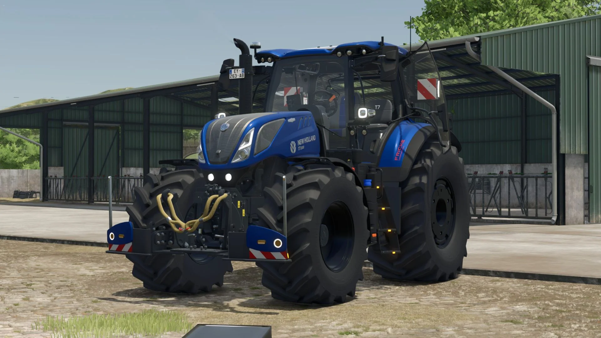 FS25 New Holland T7 LWB PLMI V1.0 Tractors Mod FS25 Mod Free Download