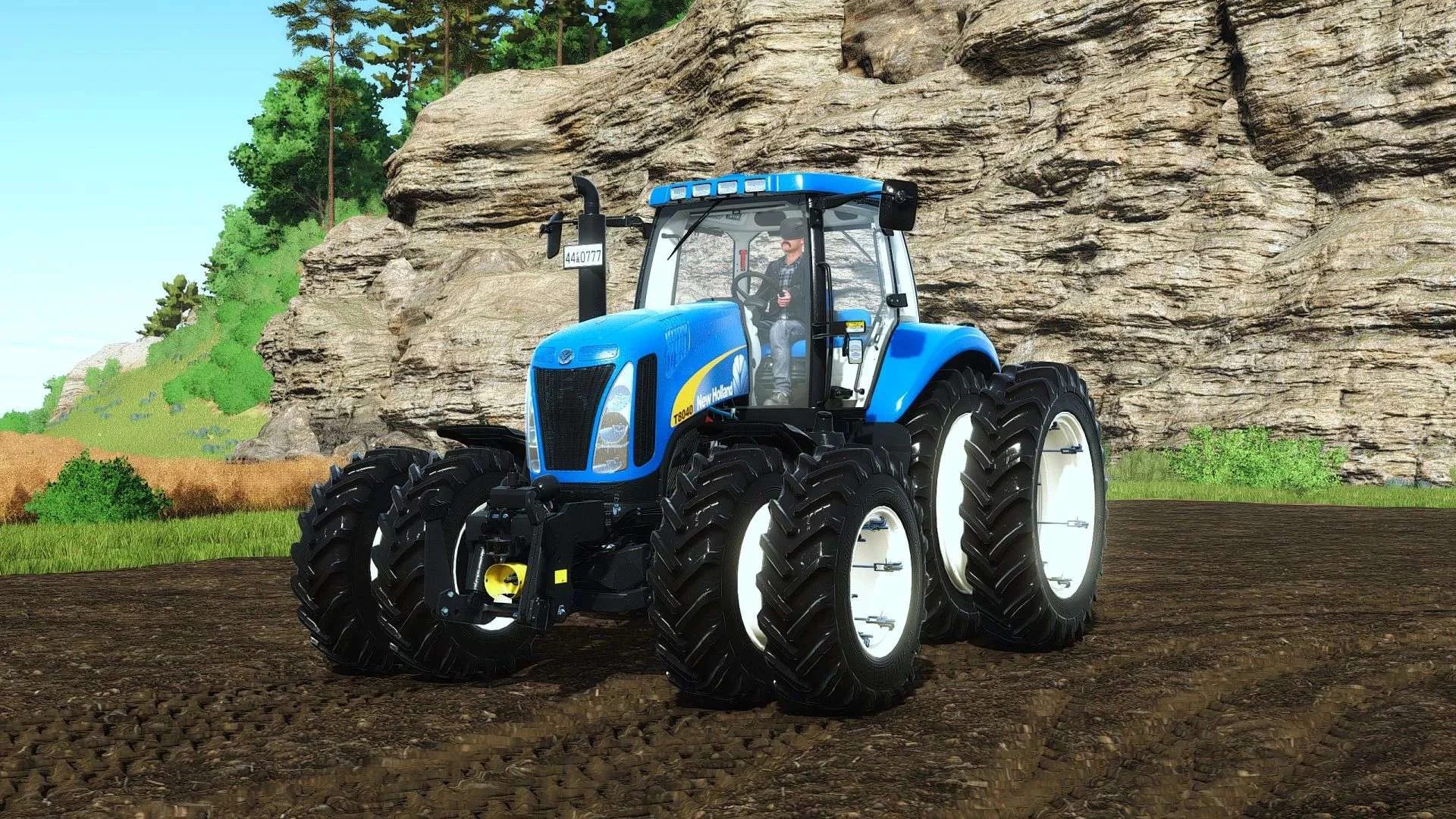 FS25 New Holland T8000 Series v1.0 Tractors Mod