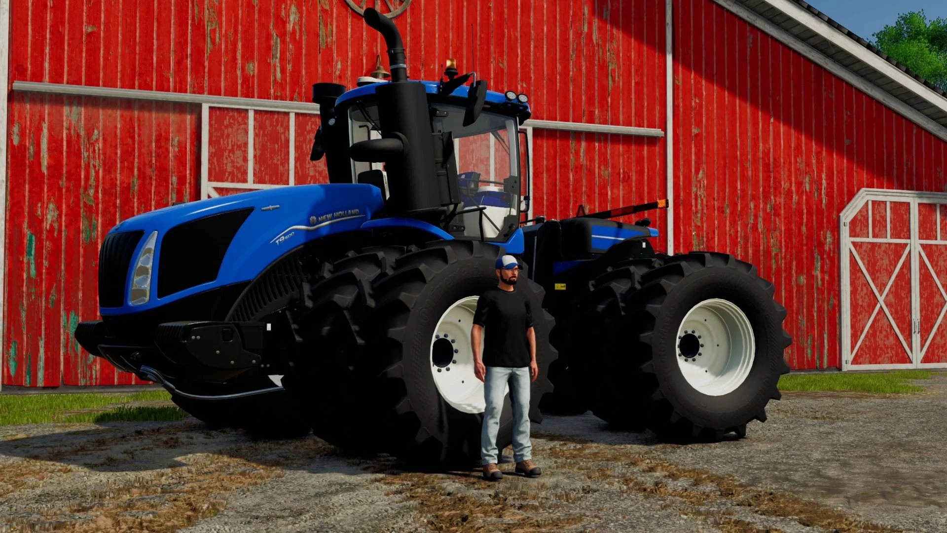 FS25 New Holland T9 V1.0.0.1 Tractors Mod FS25 Mod Free Download